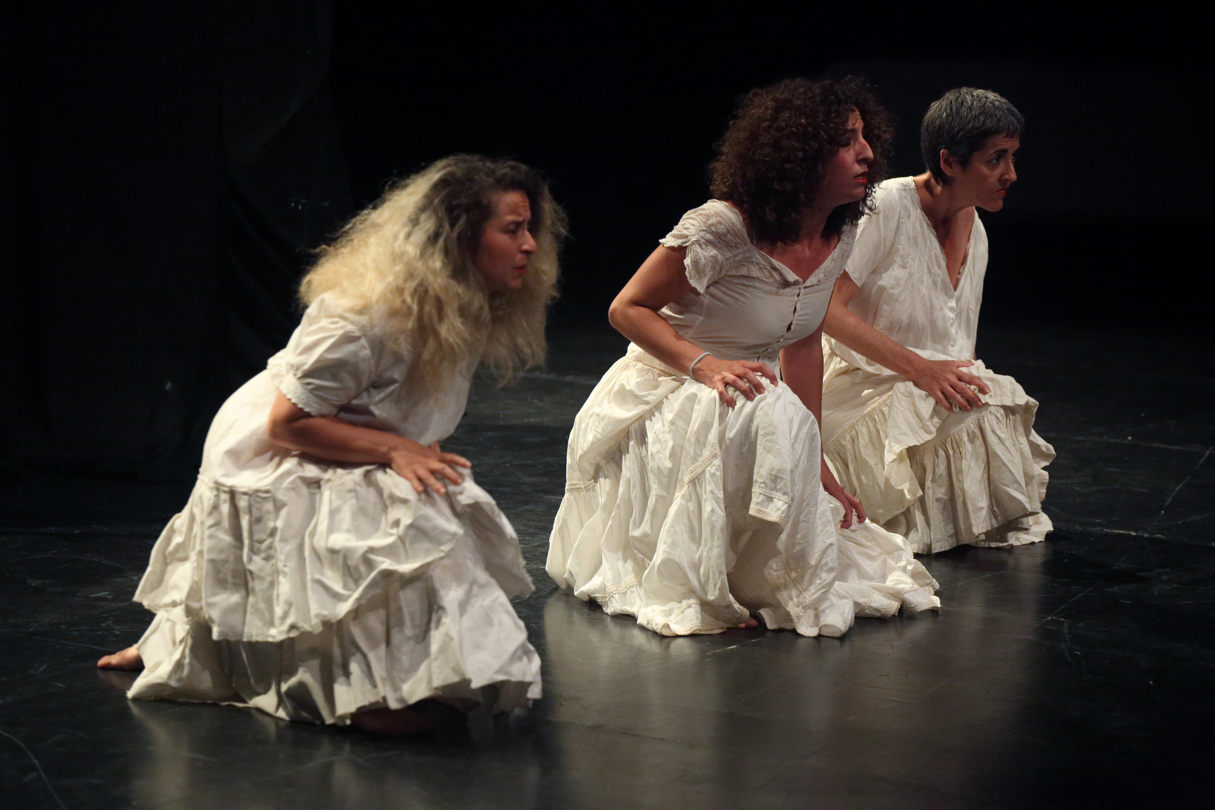 Escena de l'obra "Mary de Frankenstein". Aula de teatre de la Universitat Politècnica de València