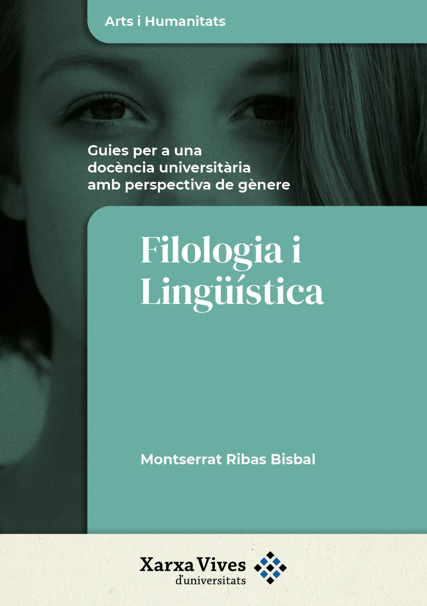 Book Cover: Filologia i Lingüística: guies per a una docència universitària amb perspectiva de gènere