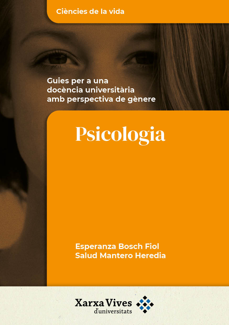 Book Cover: Psicologia: guies per a una docència universitària amb perspectiva de gènere