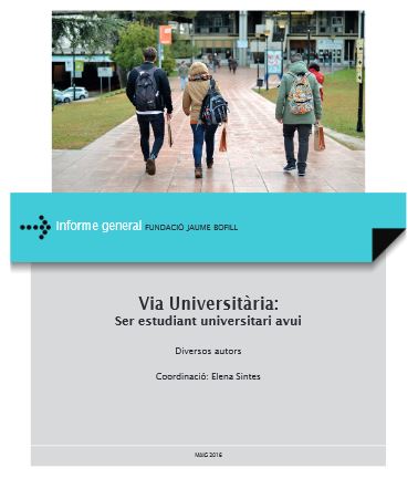 Book Cover: Via Universitària (2014-2016): ser estudiant universitari avui