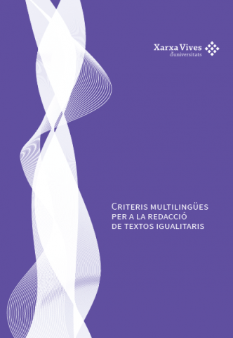 Book Cover: Criteris multilingües per a la redacció de textos igualitaris