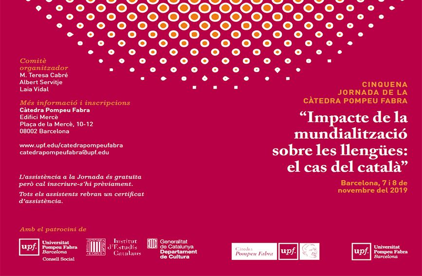 Jornada Càtedra Pompeu Fabra