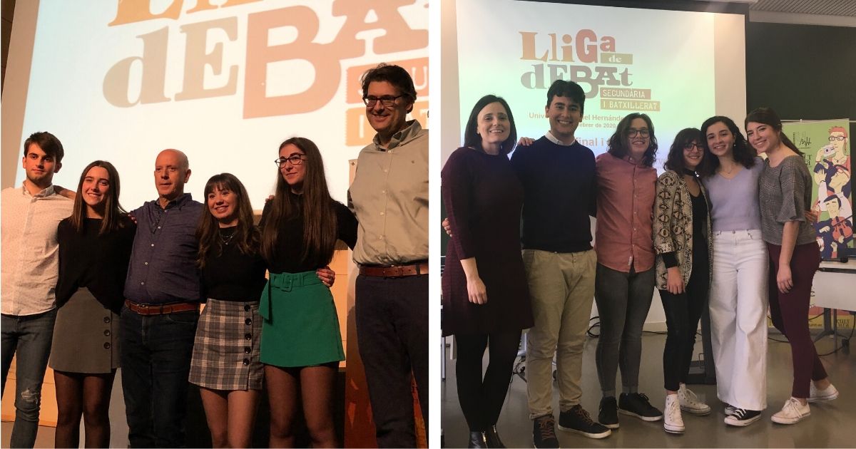 Equips campions de les fases locals de la Universitat d'Alacant i la Universitat Miguel Hernández d'Elx