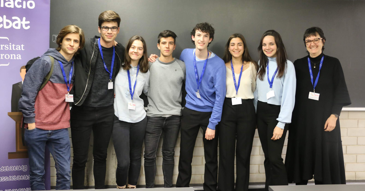 Equip campió de la fase local de la Universitat de Girona