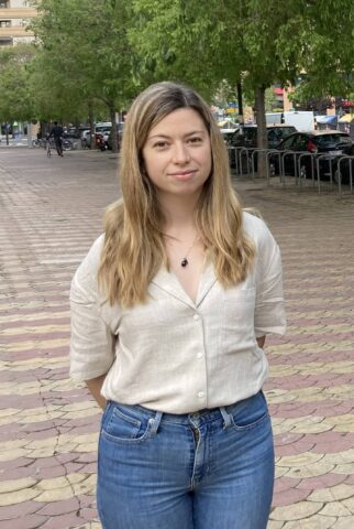 Àngels Grimalt, millor oradora de la Lliga de Debat Universitària 2021.