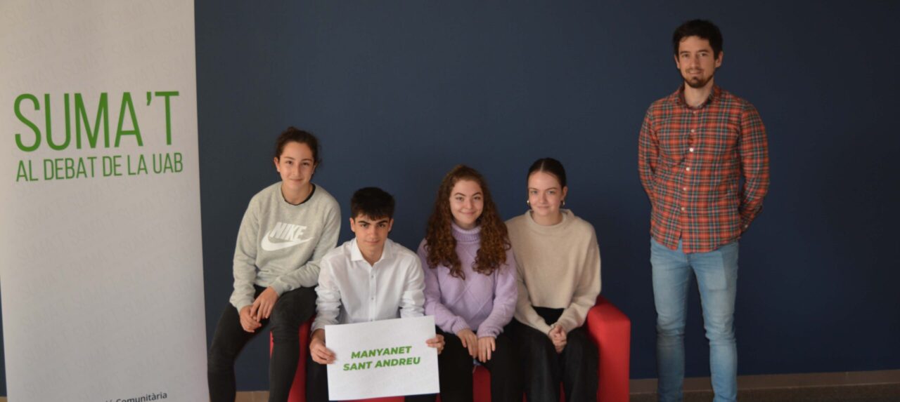 Equip campió flocal UAB. Lliga de Debat de Secundària i Batxillerat
