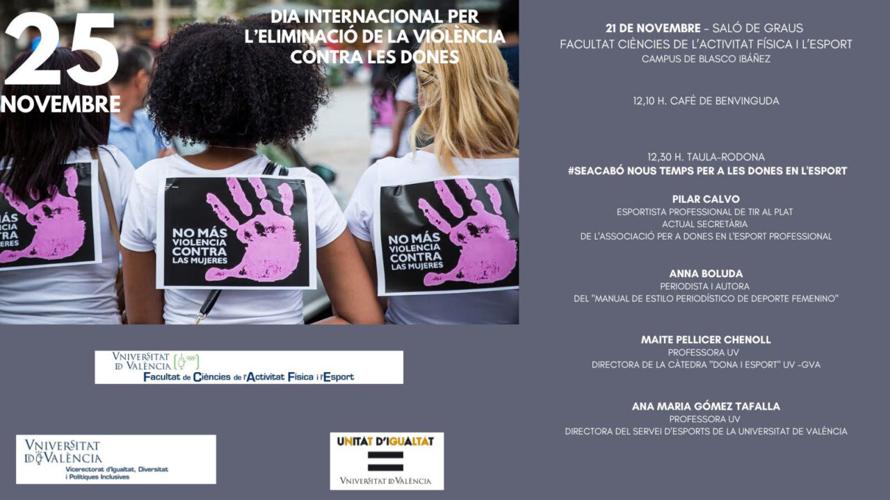 Programa d'activitats 25 N. UV 2024